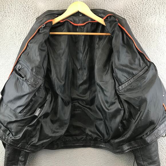 Interstate Leather Classic Originals Motorcycle Men's Jacket size 44 - Picture 3 of 12